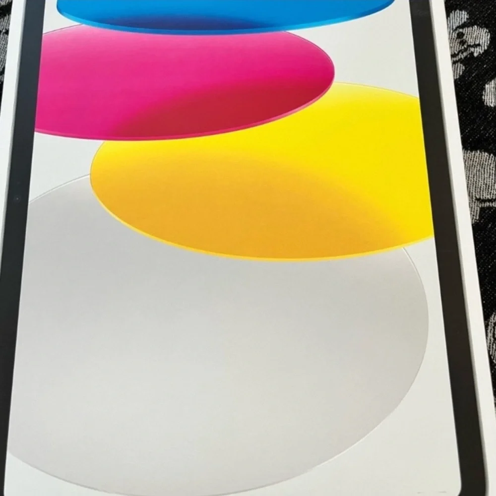 Apple Silver Tablet with Large Screen and Front Camera